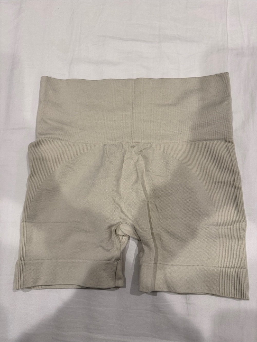 SET Active High-Waist Bike Shorts — Cream
